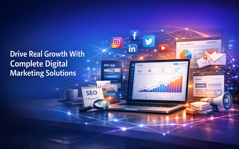Drive Real Growth With Complete Digital Marketing Solutions